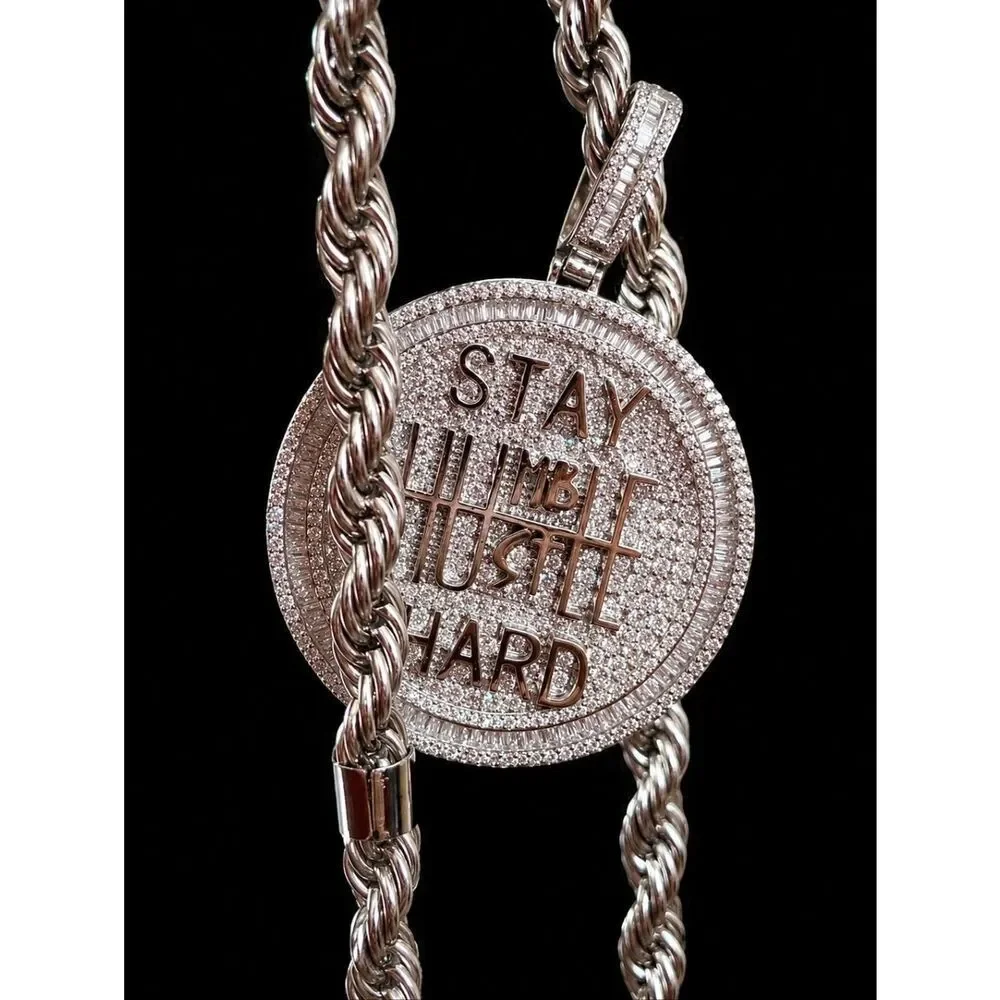 Stay Humble Hustle Hard Necklace
